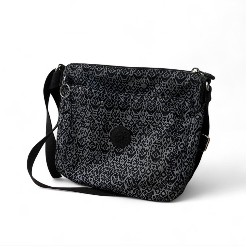 Stylish Navy Patterned Shoulder Bag